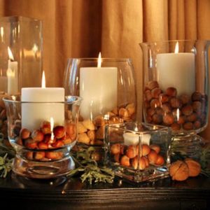 acorn candles