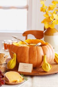 pumpkin punch bowl