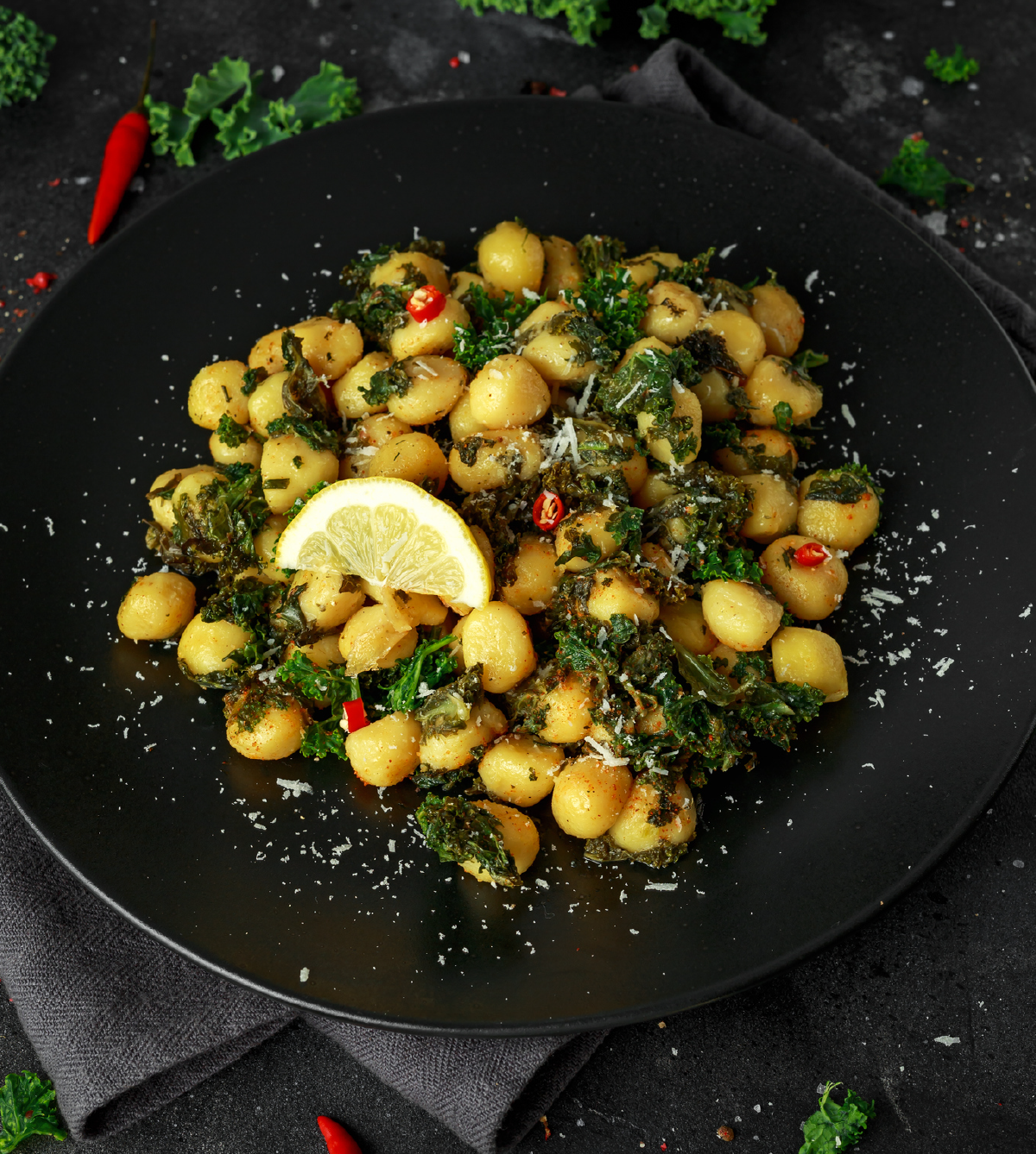 Veganuary Recipe: Lemon Butter Gnocchi with Crispy Kale