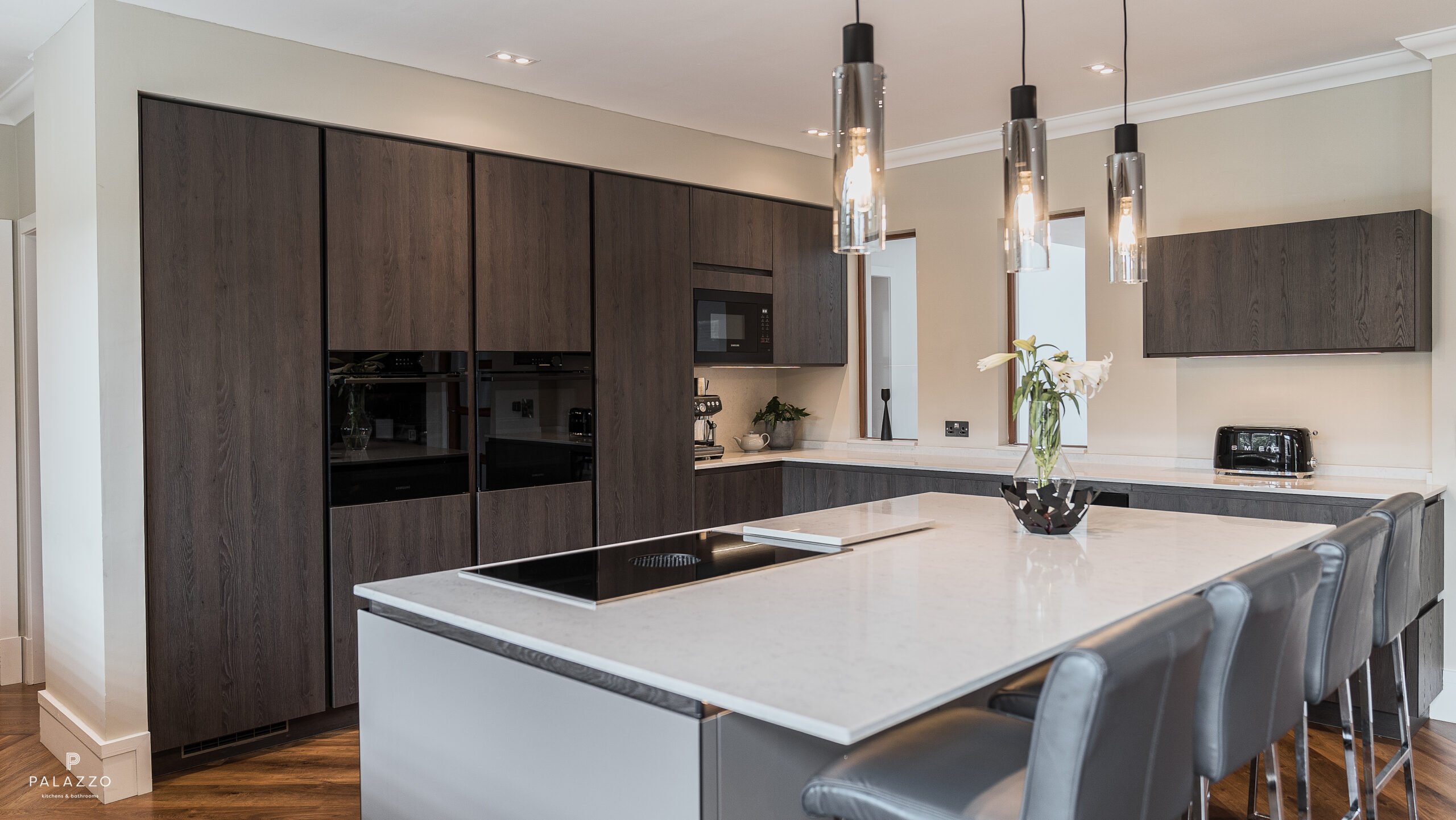 Image 12: A modern kitchen renovation project in Glasgow