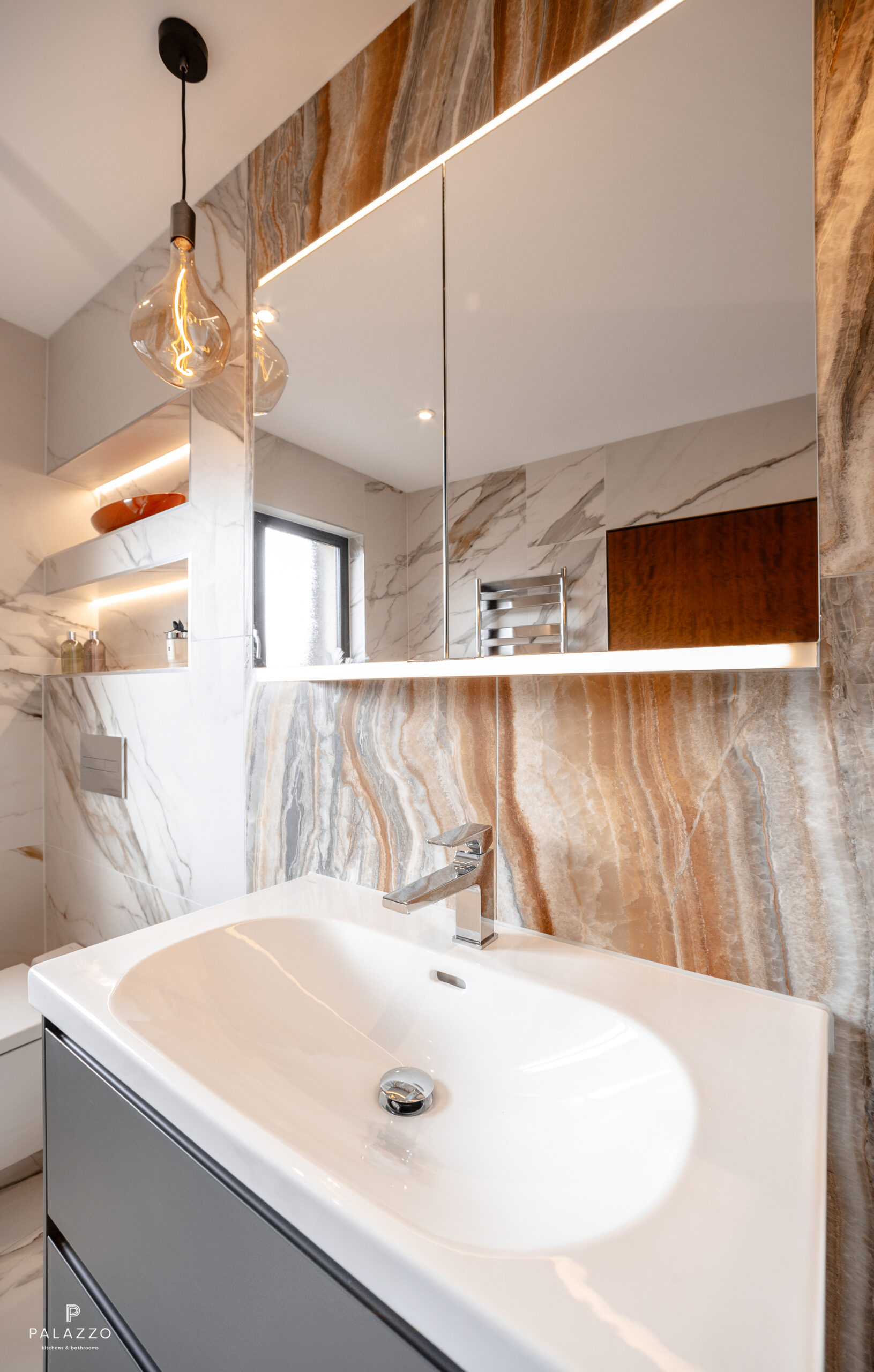 Image 3: A Vibrant En-Suite Bathroom in Glasgow