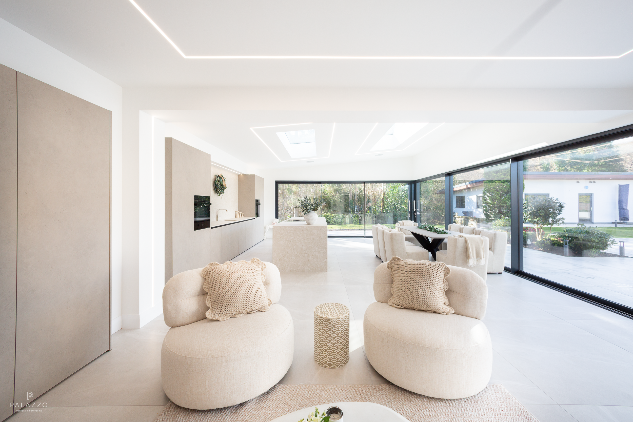 Image 7: Zero Plinth Ultra Modern Kitchen Design in Glasgow