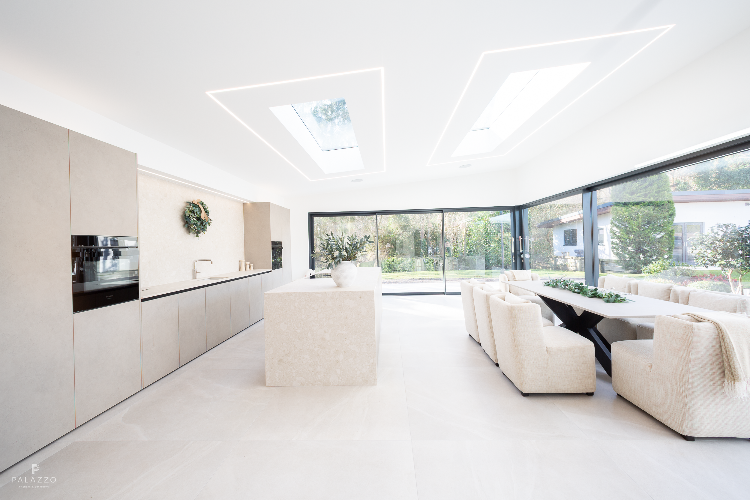 Image 8: Zero Plinth Ultra Modern Kitchen Design in Glasgow