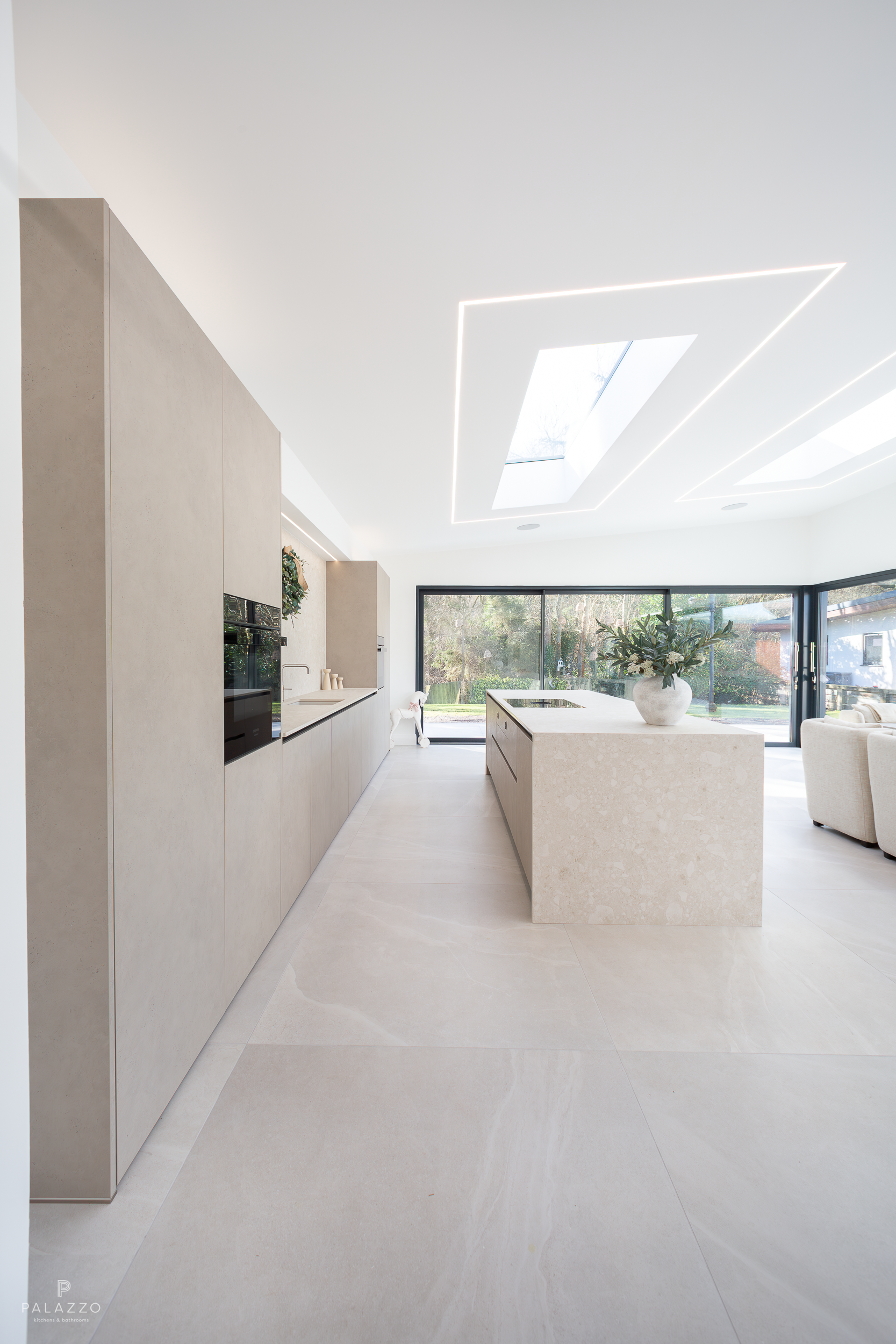 Image 1: Zero Plinth Ultra Modern Kitchen Design in Glasgow