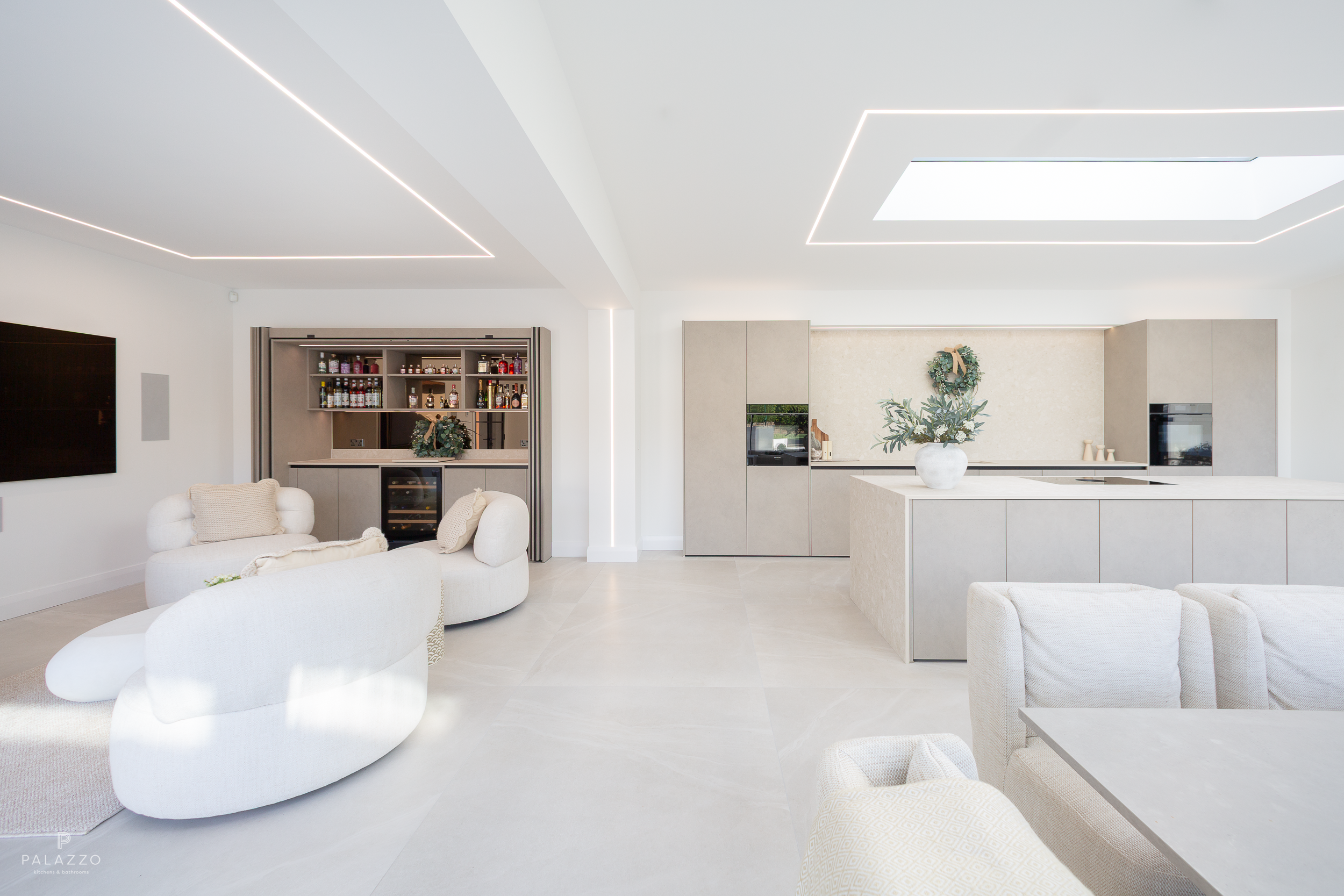 Image 9: Zero Plinth Ultra Modern Kitchen Design in Glasgow